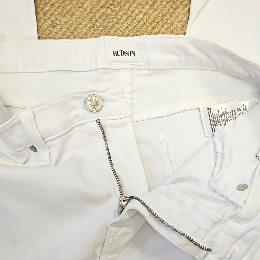 NWT Hudson Midrise Ankle Super Skinny Natalie white denim jeans! - Picture 6 of 12